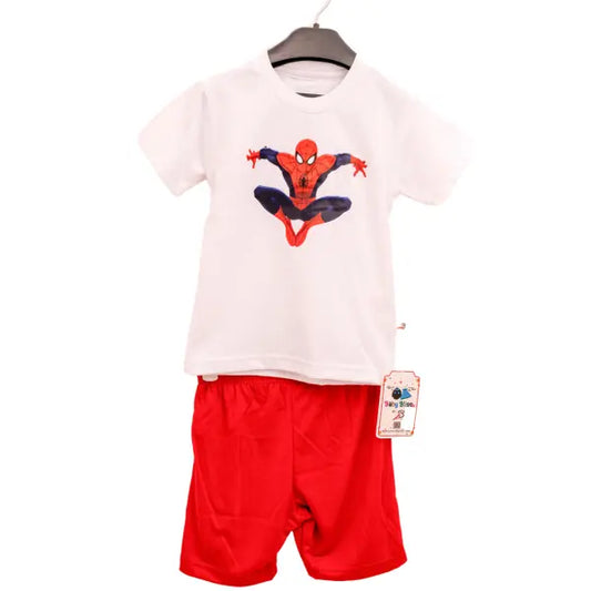 L.B Kids Nicker Shirt with Spiderman Printing LookBuy247